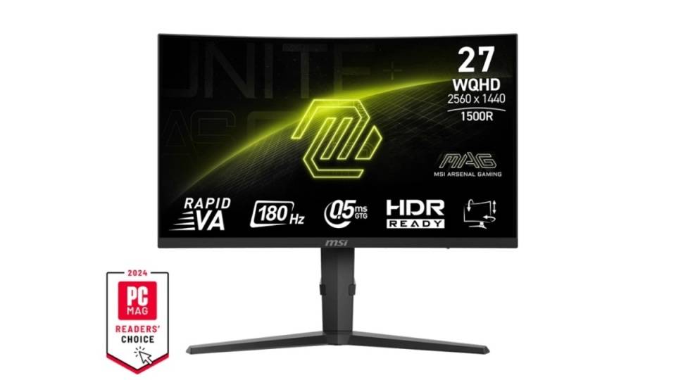 微星推出MAG 275CQPF显示器：VA曲面屏，2K@180Hz