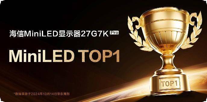 双11第一天！海信显示器27G7K Pro、34G6K喜提榜单双冠！